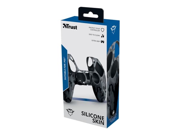 Trust GXT 748, PlayStation 5, Fodral till spelkontroll, Svart, Grå, Silikon, Kina, 1 styck