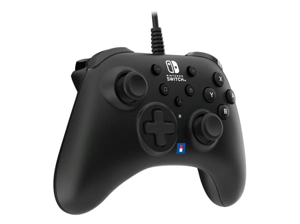 Hori HORIPAD Turbo, Pad-ohjain, Nintendo Switch, D-pad, Kotipainike, Turbopainike, Langallinen, Musta, 3 m