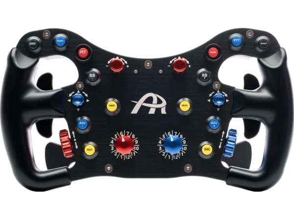Ascher Racing F64-SC V3 - Langaton - Ohjauspyörä ajosimulaattoreihin - perhostyylinen ohjauspyörä - akun kesto 800 tuntia - ergonominen muoto (760800
