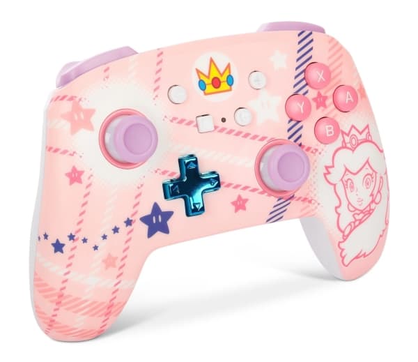 PowerA NSGP0255-01, Gamepad, Nintendo Switch, Nintendo Switch Lite, Nintendo Switch OLED, Trådløs, Bluetooth, USB Type-C, Rosa