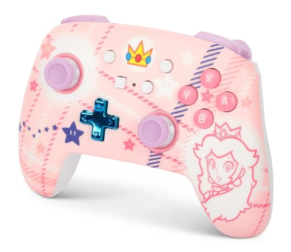PowerA NSGP0255-01, Gamepad, Nintendo Switch, Nintendo Switch Lite, Nintendo Switch OLED, Trådløs, Bluetooth, USB Type-C, Rosa