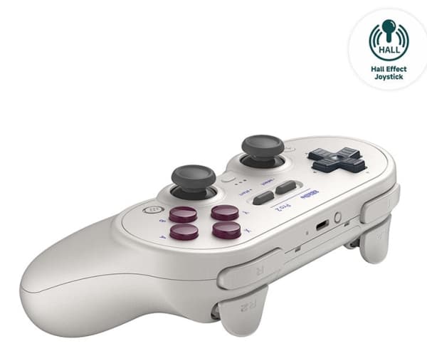 8Bitdo Pro 2 - Peliohjain - langaton - Bluetooth - G classic - PC:lle, Nintendo Switch, Android, Raspberry Pi, Steam