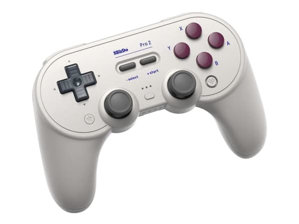 8Bitdo Pro 2 - Peliohjain - langaton - Bluetooth - G classic - PC:lle, Nintendo Switch, Android, Raspberry Pi, Steam