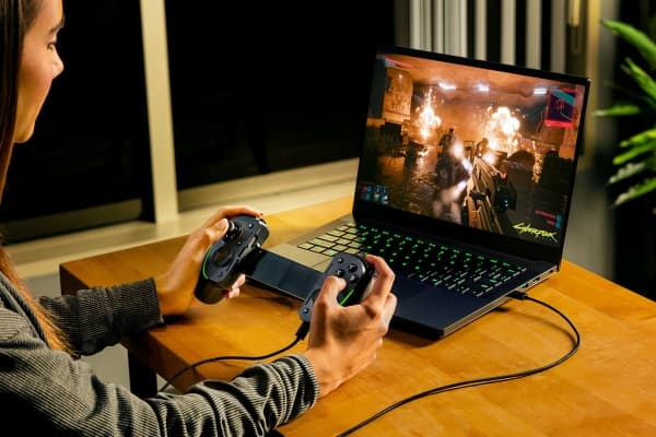 Razer Kishi Ultra, Peliohjain, Android, iOS, Takaisin-painike, D-levy, Valikkopainike, Monivärinen, USB, USB Type-C
