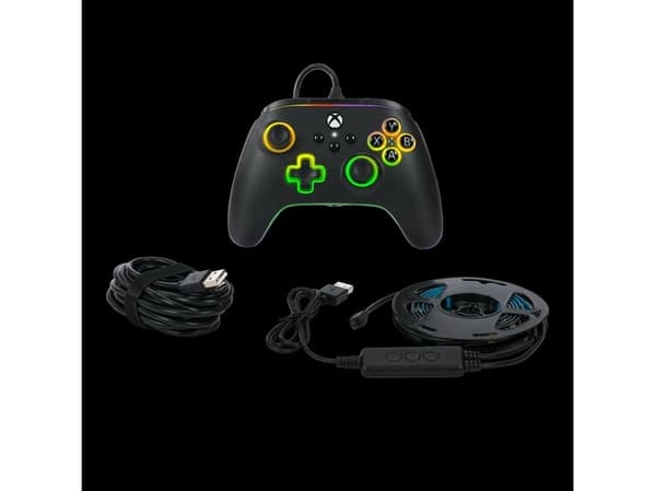 PowerA XBGP0076-01, Gamepad, Xbox Series S, Xbox Series X, Wired, USB, USB Type-C, Black