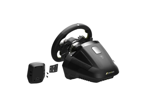 Turtle Beach VelocityOne, Ratt + pedaler, PC, Xbox One, Xbox Series S, Xbox Series X, Tilbakeknapp, Valg-knapp, Koblet med ledninger (ikke trådløs),