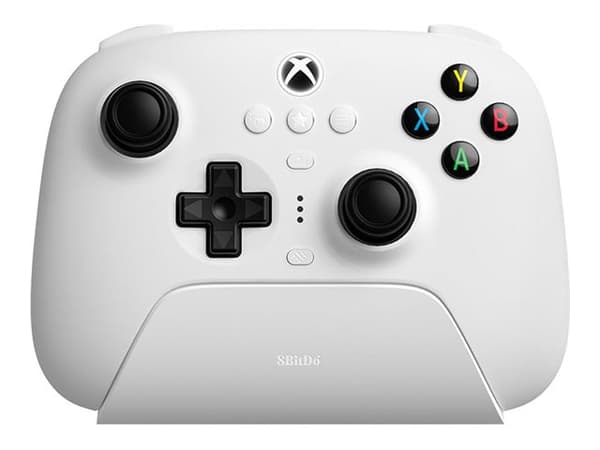 8Bitdo Ultimate 3-mode - Håndkonsoll - trådløs - 2.4 GHz/Bluetooth - hvit - for Microsoft Xbox One, Microsoft Xbox Series S, Microsoft Xbox Series X,