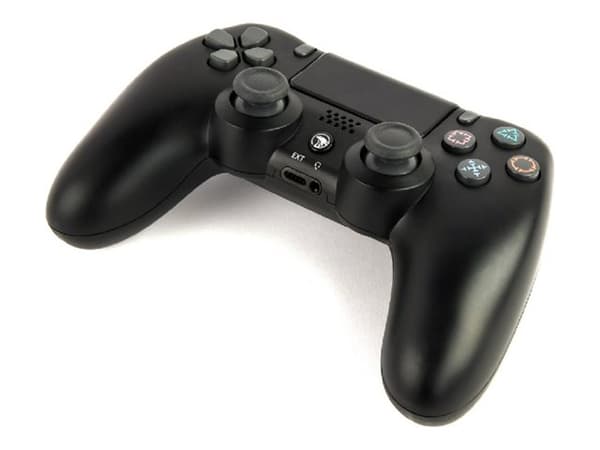 GEMBIRD JPD-PS4BT-02 - Håndkonsoll - 8 knapper - trådløs - Bluetooth - svart - for Sony PlayStation 4, PC