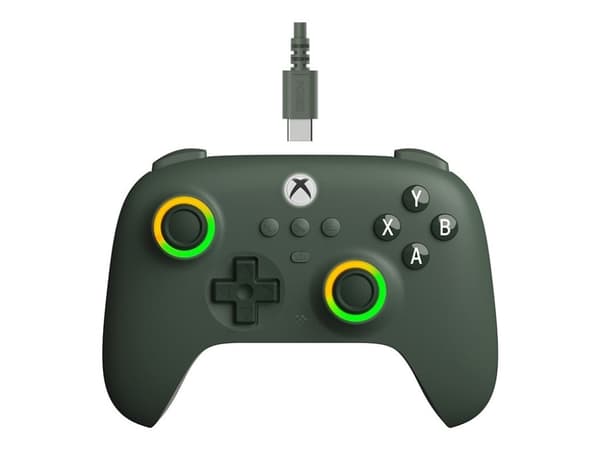 8Bitdo Ultimate C - Spelkontroll - kabelansluten - mörkgrön - för Microsoft Xbox One, Microsoft Xbox Series S, Microsoft Xbox Series X, PC