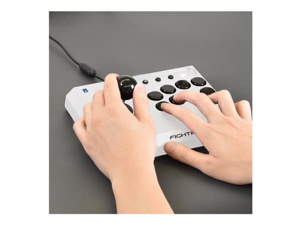 HORI Fighting Stick Mini - Spillehallspinne - 8 knapper - kablet - for PC, Sony PlayStation 4, Sony PlayStation 5