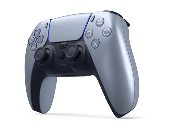 Sony DualSense - Spelkontroll - trådlös - Bluetooth - sterlingsilver - för Sony PlayStation 5
