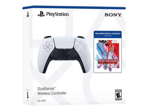 Sony DualSense - Spelkontroll - trådlös - Bluetooth - vit - för Sony PlayStation 5