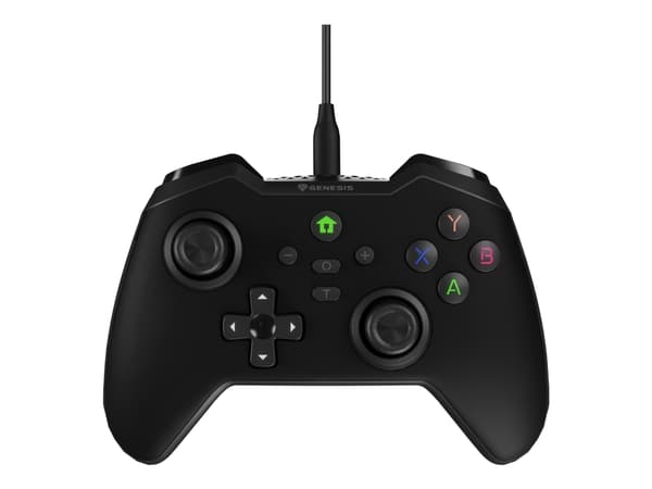 Genesis Mangan 300 - Spelkontroll - 19 knappar - kabelansluten - svart - för Asus Rog Ally, Nintendo Switch, Steam Deck, PC, Android
