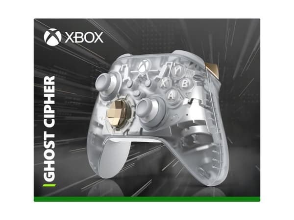 Langaton Microsoft Xbox -ohjain - Ghost Cipher Special Edition - peliohjain - langaton - Bluetooth - läpinäkyvä - PC, Android, Microsoft Xbox Series