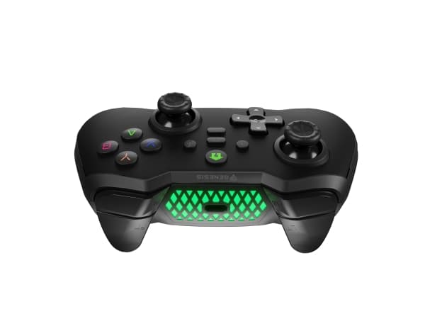 Genesis Mangan 400 - Håndkonsoll - 19 knapper - trådløs - Bluetooth - svart - for Asus Rog Ally, Nintendo Switch, Steam Deck, Android, iOS, MAC, PC