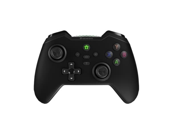 Genesis Mangan 400 - Håndkonsoll - 19 knapper - trådløs - Bluetooth - svart - for Asus Rog Ally, Nintendo Switch, Steam Deck, Android, iOS, MAC, PC