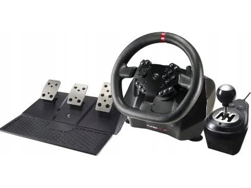 Subsonic SA5659, Ratt + Pedaler, PlayStation 4, Xbox One, Xbox One S, Xbox One X, Xbox Series S, Xbox Series X, D-pad, Alternativ-knapp, Dela-knapp,