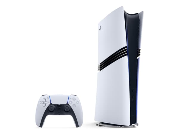 Sony PlayStation 5 Pro, PlayStation 5 Pro, Sort, Hvit, GDDR6, AMD, AMD Radeon, 120 Hz
