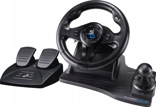Subsonic SA5596-NG, Ratt + pedaler, PC, PlayStation 4, Xbox One, Xbox Series X, 270°, Koblet med ledninger (ikke trådløs), USB, Sort