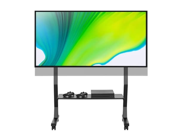 Techly ICA-TR325, 114,3 cm (45"), 2,29 m (90"), 75 x 75 mm, 800 x 400 mm, Plast, Stål, Svart
