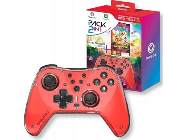 Oniverse Pad Trådløs pute for Nintendo Switch-konsoll, rød + one size-spill