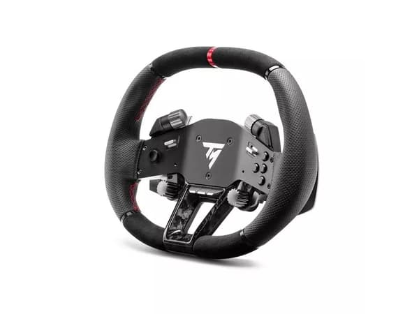 Thrustmaster Hypercar Wheel Add-On, Ratt, PC, PlayStation 4, PlayStation 5, Xbox, Xbox One, Sort, Sølv, Alcantara, Lær, Thrustmaster T818, T598, Wind