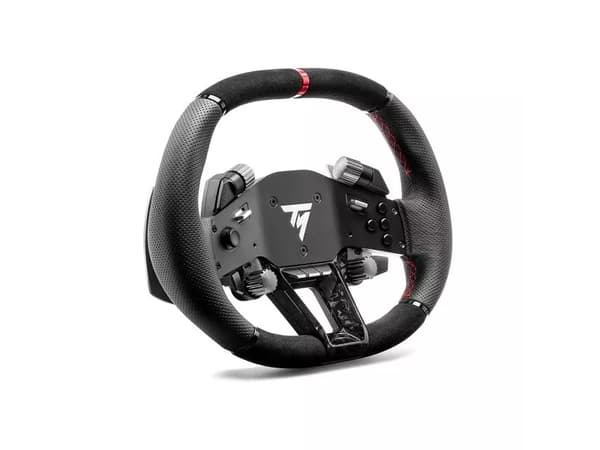 Thrustmaster Hypercar Wheel Add-On, Ratt, PC, PlayStation 4, PlayStation 5, Xbox, Xbox One, Sort, Sølv, Alcantara, Lær, Thrustmaster T818, T598, Wind