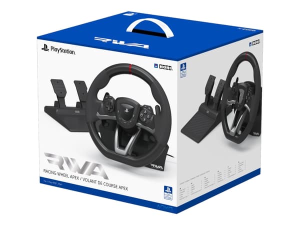 Hori SPF-022U, Steering wheel + Pedals, PC, PlayStation 4, PlayStation 5, D-pad, 270°, Wired, 10 m