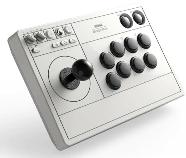 8Bitdo Arcade Stick, Joystick, PC, Xbox One, Xbox One S, Xbox One X, Xbox Series S, Xbox Series X, Analog / Digital, Kabel & Trådlös, RF/USB, 2,4 GHz
