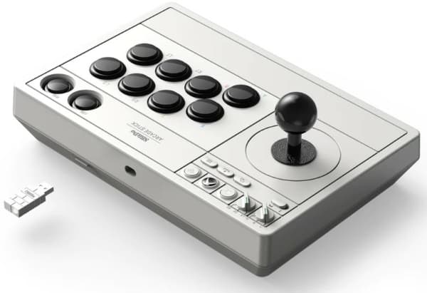 8Bitdo Arcade Stick, Joystick, PC, Xbox One, Xbox One S, Xbox One X, Xbox Series S, Xbox Series X, Analog / Digital, Kabel & Trådlös, RF/USB, 2,4 GHz