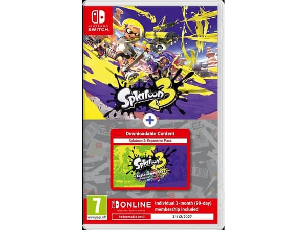 Nintendo Splatoon 3 + Expansion Pass + 3 mėnesių NSO