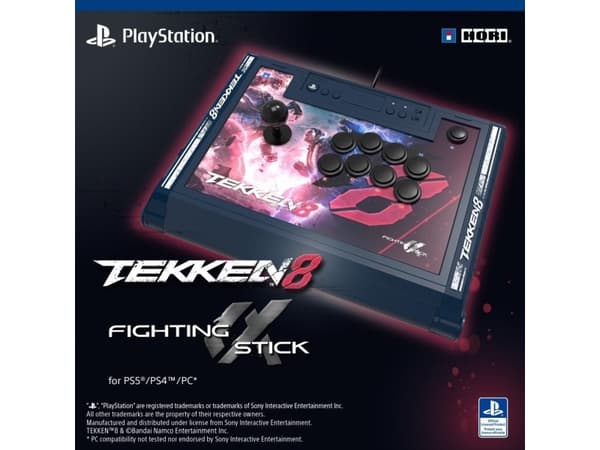 Hori SPF-037U, Flightstick, PC, PlayStation 4, PlayStation 5, Wired, USB, Black, Cable
