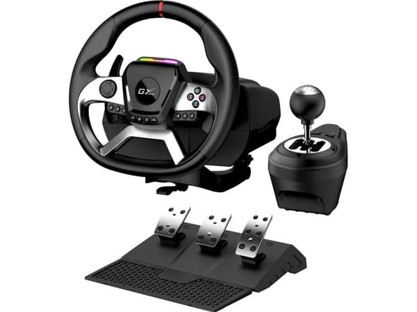 Genius GX Gaming SpeedMaster X5 FF Ratt, ratt med pedaler och växelspak ...