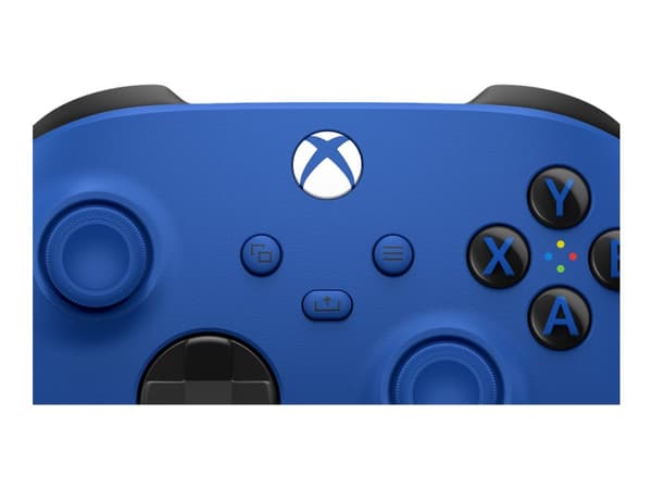 Microsoft Xbox Wireless Controller - Håndkonsoll - trådløs - Bluetooth - sjokkblå - for PC, Microsoft Xbox One, Android, Microsoft Xbox Series S, Mic