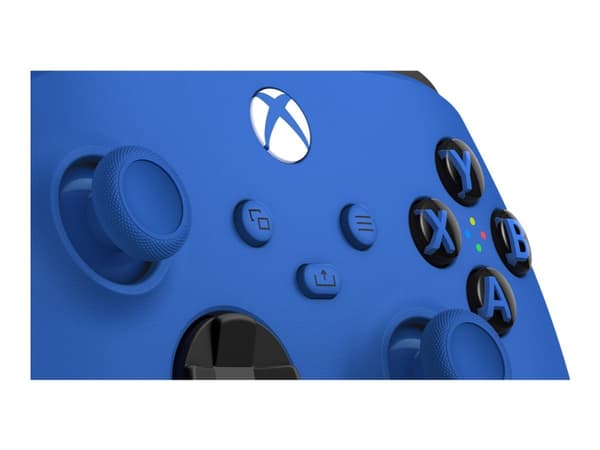 Microsoft Xbox Wireless Controller - Håndkonsoll - trådløs - Bluetooth - sjokkblå - for PC, Microsoft Xbox One, Android, Microsoft Xbox Series S, Mic
