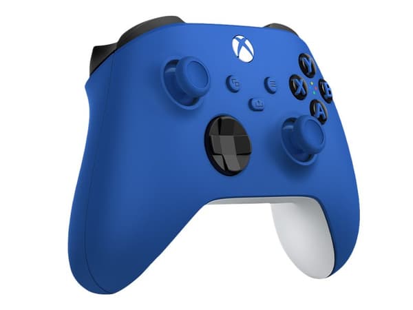 Microsoft Xbox Wireless Controller - Håndkonsoll - trådløs - Bluetooth - sjokkblå - for PC, Microsoft Xbox One, Android, Microsoft Xbox Series S, Mic