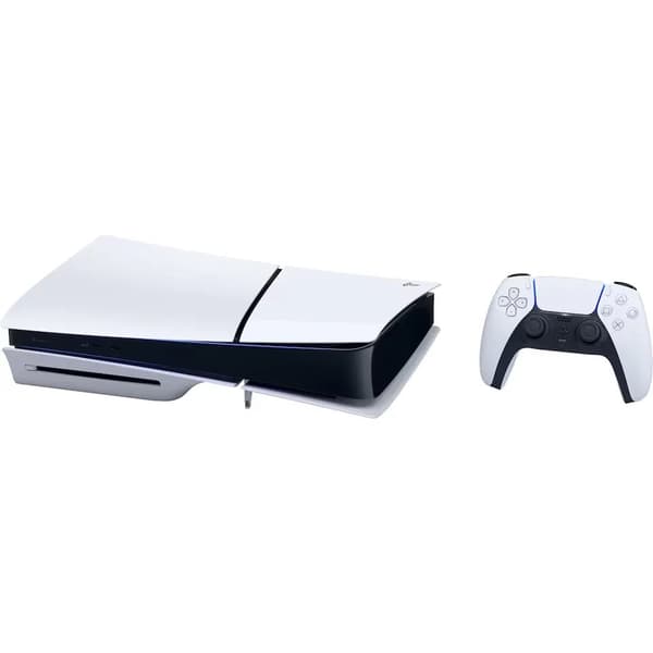 Sony Playstation 5 Slim, PlayStation 5, Svart, Vit, 16384 MB, GDDR6, 448 GB/s, AMD