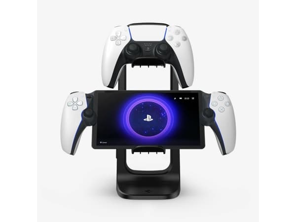 Spigen Controller & Headphone Stand, Nintendo Switch, PlayStation 5, Xbox One, Holder, Sort, Polykarbonat, Silikon