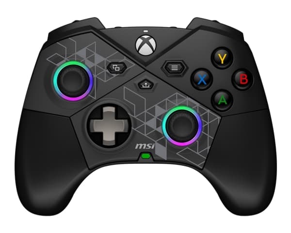 MSI FORCE PRO W CONTROLLER Svart USB 2.0 Gamepad Analog/Digital Android, PC, Xbox One S, Xbox One X, Xbox Series S, Xbox Series X