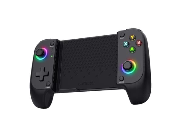 Trust GXT 735 Mylox, Gamepad, Android, iOS, Hjem-knapp, Strømknapp, Valg-knapp, Turboknapp, Analog/digital, Trådløs, Bluetooth