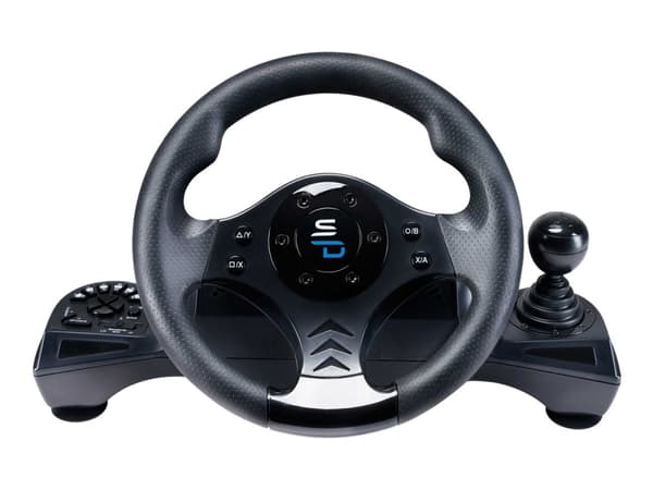 Superdrive GS750 Drive pro - Hjul, pedaler och växelspakuppsättning - kabelansluten - för PC, Microsoft Xbox One, Sony PlayStation 4, Microsoft Xbox