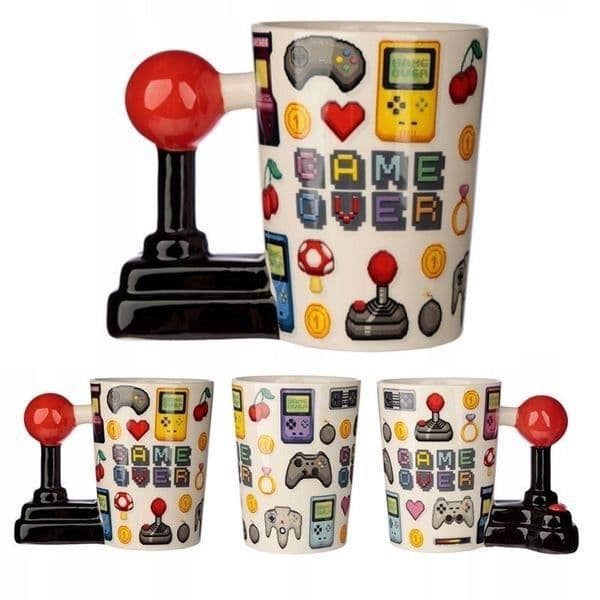 Mugg - Gamer - Joystick - Keramik - 400 ml - Inskription Game Over