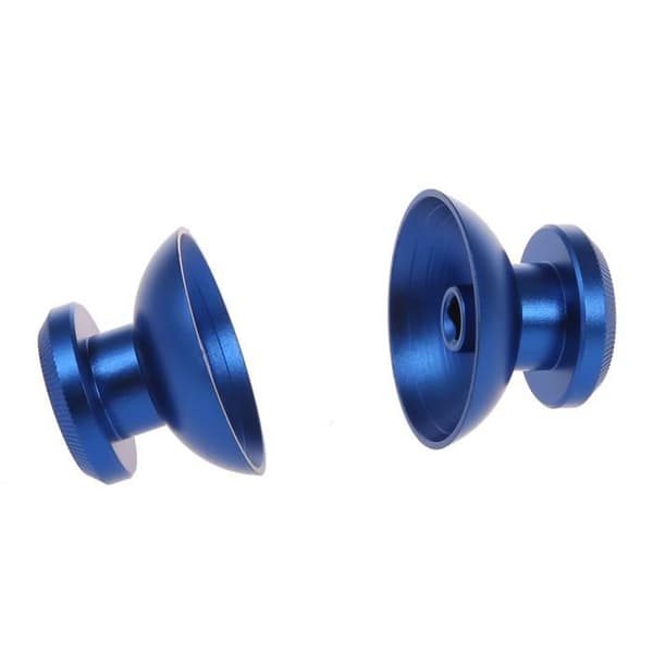 Anpassade analoga tumpinnar för Sony PS4 Dual Shock Controller Blue Metal Spelkonsoler Controller