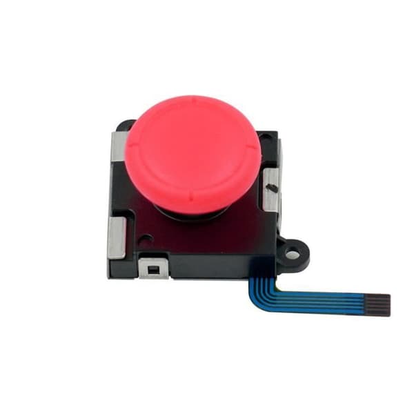 Analog Controller för Nintendo Switch Joy-Con Controller - Röd Keps
