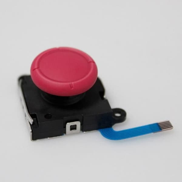 Röd 3D Joystick 3D Joystick Reparationssats för utbytesutgångar för Nintendo Switch