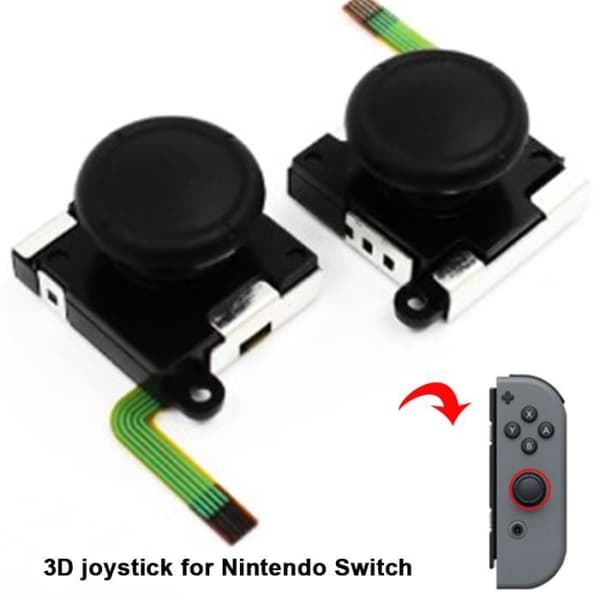 3D Joystick 3D Rocker Analog Joystick för Joy-Con Controller Ersättningskonsoler för Nintendo Switch