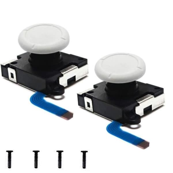 [Originalsvart] Vänster/Höger 3D-Joy-con Analog joystickbyte för Nintendo Switch Controller