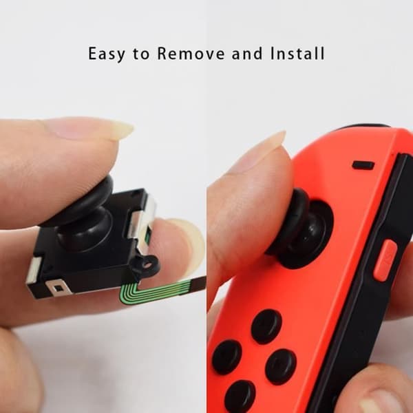 Joycon Repait Kit 3D Joystick Ersättning för Nintendo Switch Repair Tool - Typ 3D joystick vit