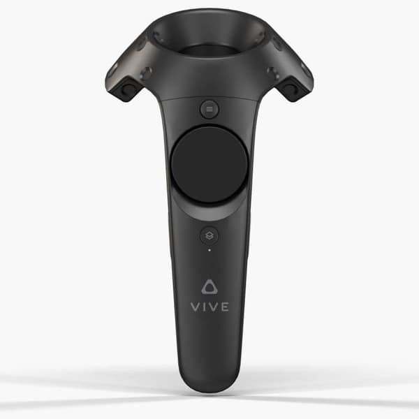 Ett par HTC Vive-kontroller för officiella VR Virtual Reality-headset- USED