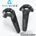 Miniatyrbild 1 av 4: Ett par HTC Vive-kontroller för officiella VR Virtual Reality-headset- USED
